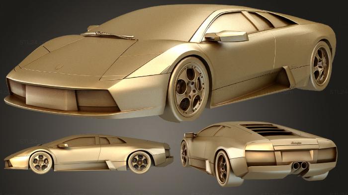 Автомобили и транспорт (Lamborgini mur, CARS_2196) 3D модель для ЧПУ станка